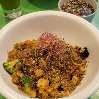Chufa Quinoa at Parada Vegana in Cusco