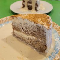 3 Leche Cake at Parada Vegana in Cusco