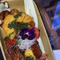 Vegan grill (yum!!)  at Parada Vegana in Cusco