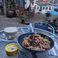 Phad Tai at Parada Vegana in Cusco