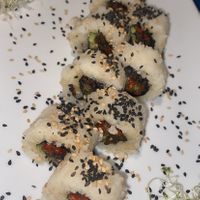 Great sushi  at Parada Vegana in Cusco