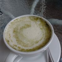 Coca Latte at Parada Vegana in Cusco