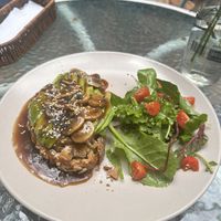 Avocado toast  at Parada Vegana in Cusco