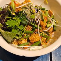 Quinoa chaufa at Parada Vegana in Cusco