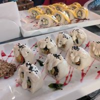 Both the maki rolls! at Parada Vegana in Cusco