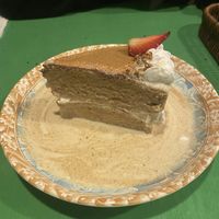 Tres leche cake   at Parada Vegana in Cusco