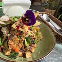 Quinoa bowl  at Parada Vegana in Cusco