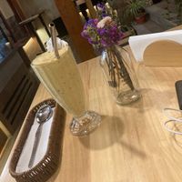 Smoothie at Parada Vegana in Cusco