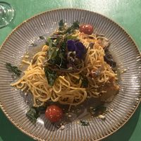 Spaghetti Pomodoro  at Parada Vegana in Cusco