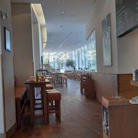 Seating area at Vapiano in Freiburg