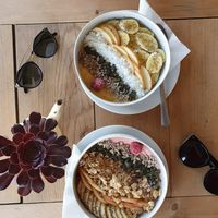 Smoothie bowls at Teapot Cafe in Taghazout