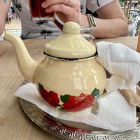 Herbal tea   at Teapot Cafe in Taghazout