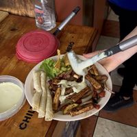 Fajitas  at Taquero Mucho in Panajachel