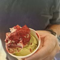 Red velvet at HEBE Plant Bar - Emquartier in Bangkok