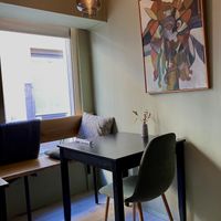 Cozy interior  at Grøn'46 in Aarhus