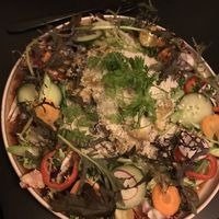 Lasagna with salad  at Grøn'46 in Aarhus