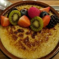 Crème brulee at Grøn'46 in Aarhus