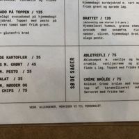 Menu pt 3  at Grøn'46 in Aarhus