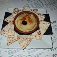 Hummus at Lechuga Salad & Tapas in Malaga