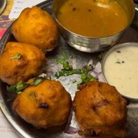 Mysore Bonda  at Indian Tiffin Room in Leeds