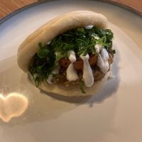 Bao de berinjela defumada at Kitsune in Curitiba