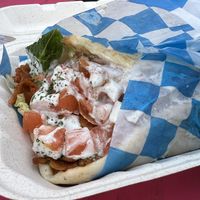 Gyro w/ seitan  at Vegan On The Fly in New York City