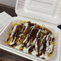 Mac and cheese bowl  at Vegan On The Fly in New York City