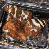 Jerked wings  at Vegan On The Fly in New York City