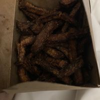 Sweet potato fries   at Vegan On The Fly in New York City