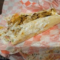 Gyros Sandwich at Vegan On The Fly in New York City