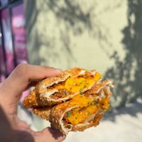 Chopped Cheese Empanada at Vegan On The Fly in New York City