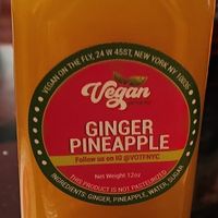 Good juice at Vegan On The Fly in New York City