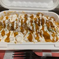 Beyond Mac Bowl w/ ranch drizzle at Vegan On The Fly in New York City