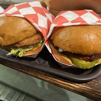 Delicious NcChicken and Nashville Spicy  at Vegan On The Fly in New York City