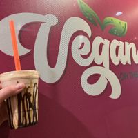 PB cup milkshake  at Vegan On The Fly in New York City