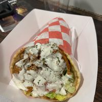 Seitan Wrap  at Vegan On The Fly in New York City