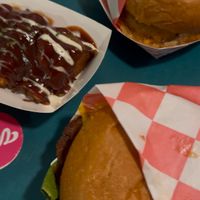 Drumsticks & Chicken Sandwich  at Vegan On The Fly in New York City