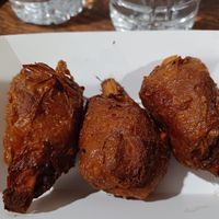 Drumsticks (no sauce per request) at Vegan On The Fly in New York City