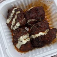 Buffalo cauliflower wings  at Vegan On The Fly in New York City