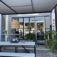 Outdoor seating  at Das Brot in Playa Del Carmen