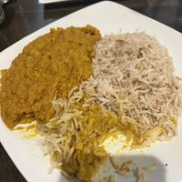 Daal and rice  at Afghan Kitchen in Salt Lake City