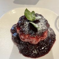Berry panacotta 😍 at Funghi E Tartufo in Melbourne