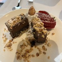 Chocolate cheesecake 😁 at Funghi E Tartufo in Melbourne