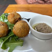 Arancini porcini #Veganuary at Funghi E Tartufo in Melbourne