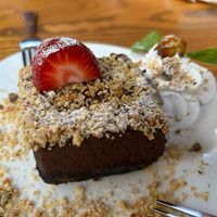 Chocolate cheesecake  #Veganuary at Funghi E Tartufo in Melbourne