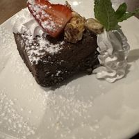 Chocolate cheesecake  at Funghi E Tartufo in Melbourne