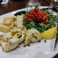Calamari(entrée) at Funghi E Tartufo in Melbourne