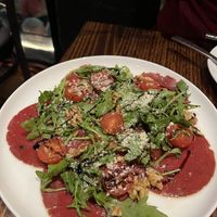 Beef carpaccio  at Funghi E Tartufo in Melbourne