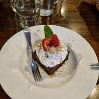 Cheesecake at Funghi E Tartufo in Melbourne
