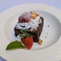 Chocolate Cake at Funghi E Tartufo in Melbourne